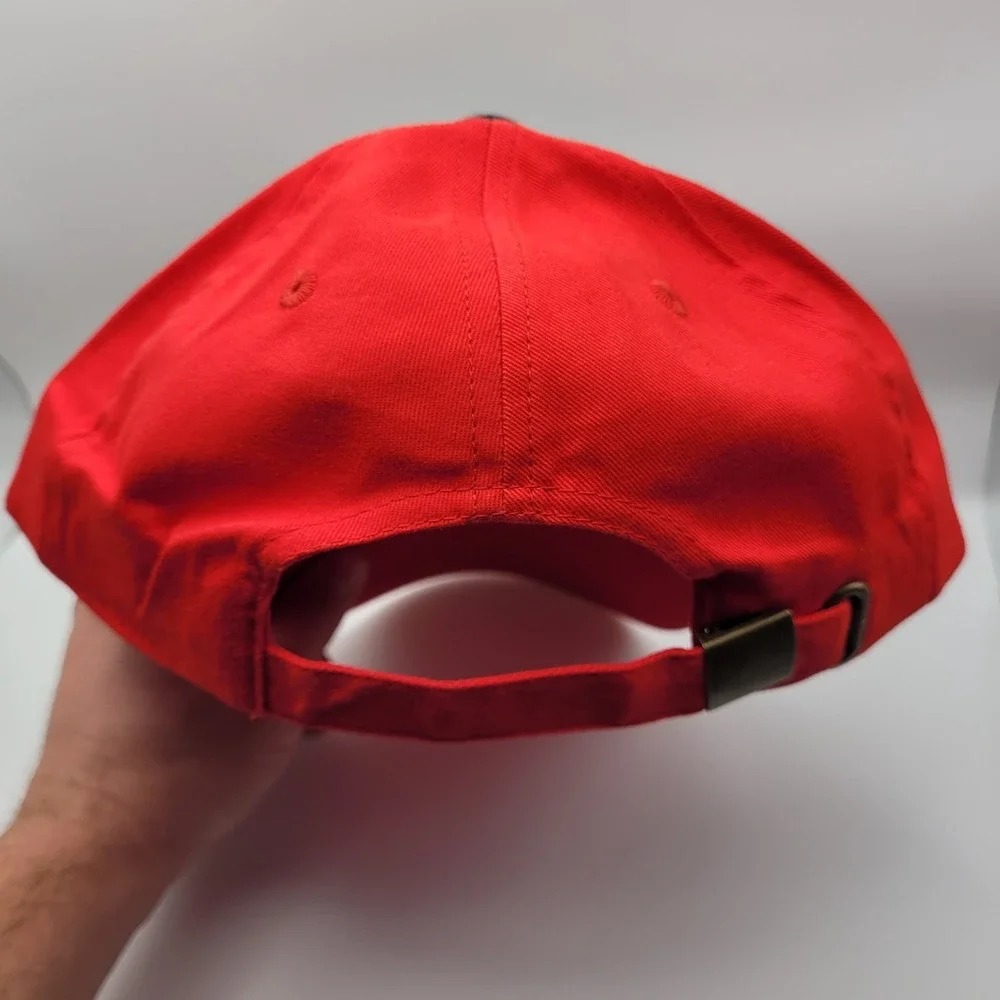 TRACKER BOATS Adjustable Hat Cap Red & Black